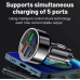 6 In 1 Multi-port Car Charger